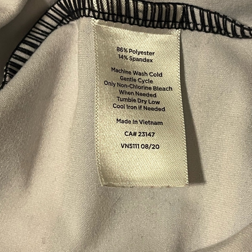 T by Talbots half zip Striped Multicolor pullover - Picture 5 of 7